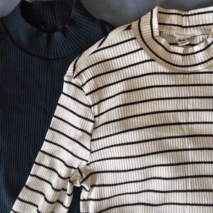 Uniqlo Ribbed Turtleneck Sweater Set (2 Pieces)
